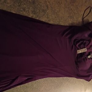Elegant Purple Evening Dress